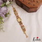 Sparkling Antique Floral Motifs Bracelet Watch B489