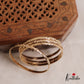 Simple Leaf Panchaloham Daily Wear Bangles B382 (Set of 4)