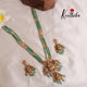 Premium green beads Lakshmi Peacock Haaram LH1845