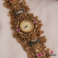 Gorgeous Antique Floral Motifs Bracelet Watch B492