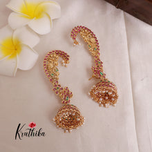 Grand Jadau Peacock Jhumkas E481
