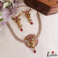 Stunning Deer Motifs CZ Victorian Necklace NC3151 (Available In 4 Colors)