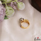 Classic Adjustable Gold-Tone CZ Finger Ring R63 (Available in 2 Colours)
