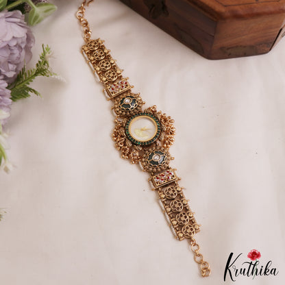 Classic Antique Floral Bracelet Watch B491 (Available In 2 Colors)