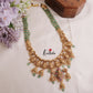 Grand Onyx Beads Temple Lakshmi Kempu Haaram LH1888