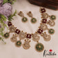 Premium Floral Peacock Motifs AD Necklace NC2835