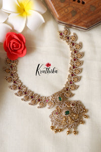 Premium CZ Lakshmi Mango Necklace NC1269