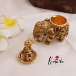 Royal Elephant Kumkum Box K20