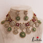 Premium Floral Peacock Motifs AD Necklace NC2835