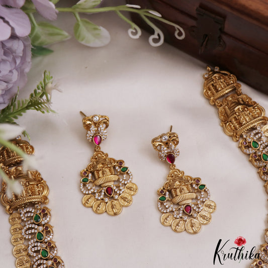 Gorgeous Antique Nagas Ram Parivar Kasu Necklace NC2665