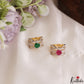 Elegant Adjustable Gold-Tone CZ Finger Ring R59 (Available in 2 Colours)