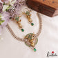 Stunning Deer Motifs CZ Victorian Necklace NC3151 (Available In 4 Colors)
