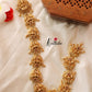 Premium Lakshmi AD stones pearl & bead droplets Jada (choti) J55