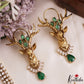 Stunning Deer Motifs CZ Victorian Necklace NC3151 (Available In 4 Colors)