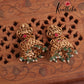 Beautiful Antique Jadau Lakshmi Jhumkas E482