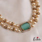 Elegant Multi Pearl Strand CZ Victorian Choker NC3130 (Available In 5 Colors)