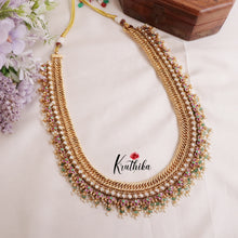 Grand No-Idol Jadau Floral Jalebi Style Haaram LH1901