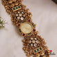 Premium Antique Floral Motifs Bracelet Watch B495