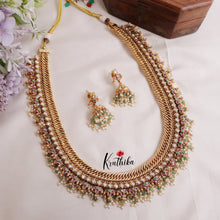 Grand No-Idol Jadau Floral Jalebi Style Haaram LH1901