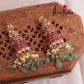 Elegant Peacock Jadau Jhumkas E496