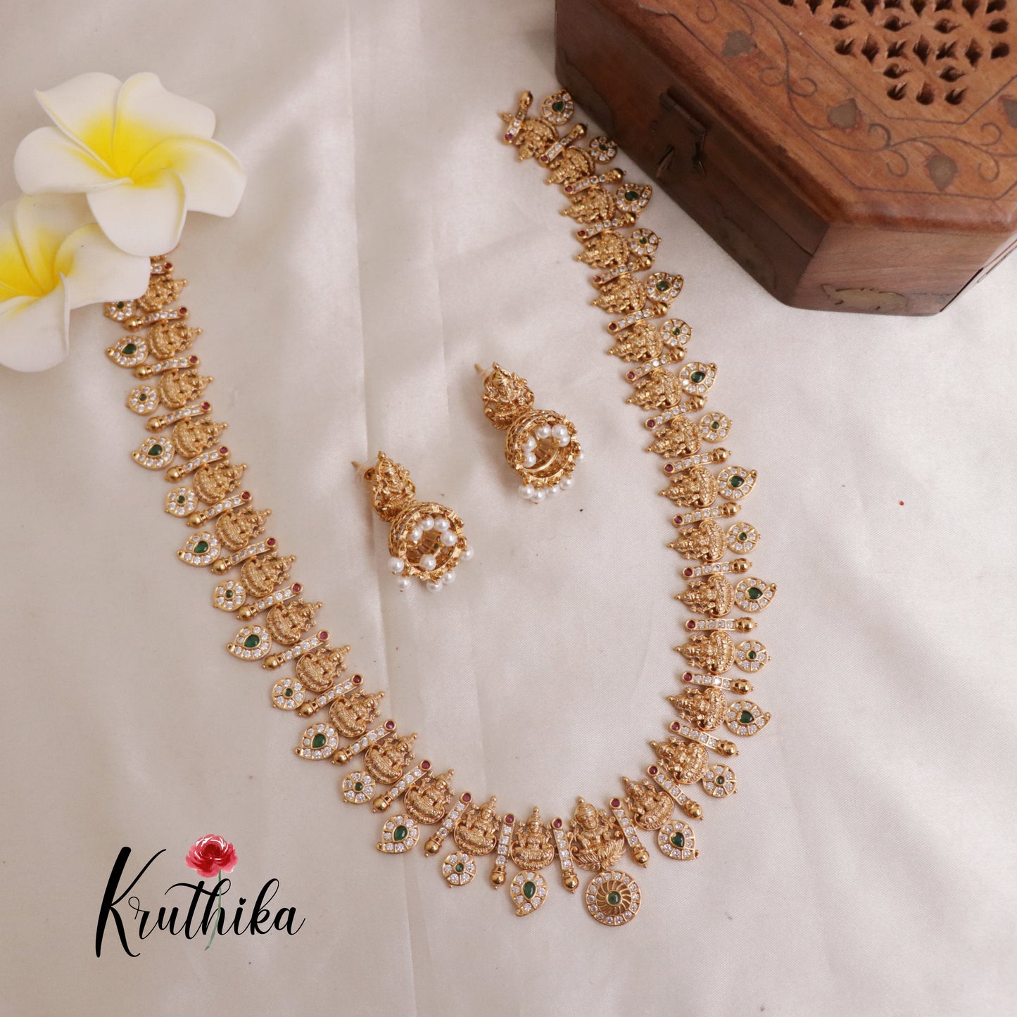 Beautifull Lakshmi Mango Design Haram LH1835