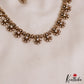 Pretty Floral Motifs Gold-Tone AD Necklace NC2992