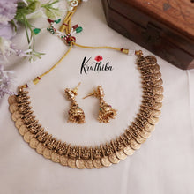 Elegant Temple Lakshmi Devi Coin/Bottu Necklace NC2018