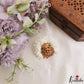 Temple Jada Billa with Realistic Flowers  Hair Accessories  J447