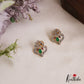 Elegant Peacock Motifs AD Stud Earrings E1123 (Available In 2 Colors)