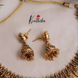 Elegant Temple Lakshmi Devi Coin/Bottu Necklace NC2018