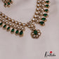 Elegant Teardrop AD Victorian Moissanite Necklace NC2667 (Available In 2 Colors)