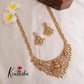 Gorgeous AD cutwork Lakshmi Haaram  LH1825