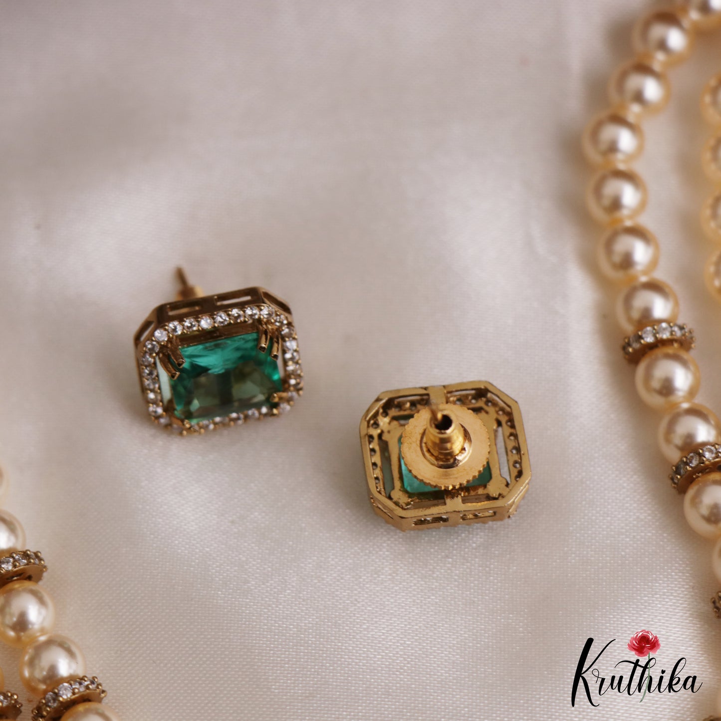 Elegant Multi Pearl Strand CZ Victorian Choker NC3130 (Available In 5 Colors)