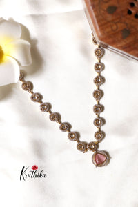 Simple Victorian Necklace-Pink NC1237