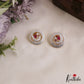 Trendy Peacock Motifs AD Stud Earrings E1101 (Available In 2 Colors)