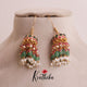 Elegant Jadau Jhumkas E495