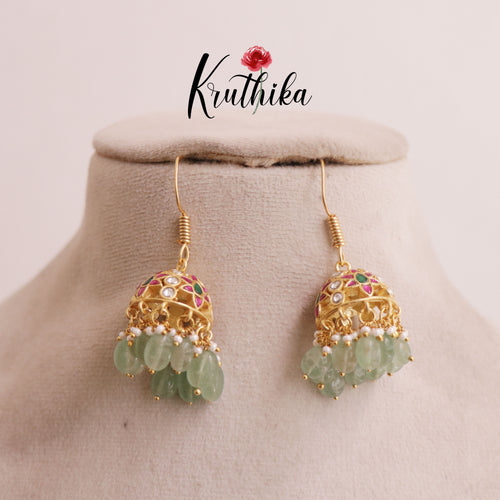 Elegant Jadau Jhumkas E494