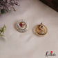 Trendy Peacock Motifs AD Stud Earrings E1101 (Available In 2 Colors)