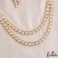 Sparkling Multi Layered Gold-Tone AD Necklace NC3169