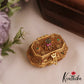 Classic Antique Floral Peacock Motifs Kumkum Box K24