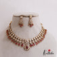 Elegant Teardrop AD Victorian Moissanite Necklace NC2667 (Available In 2 Colors)