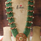 Onyx Beads Grand Jadau Haaram LH606
