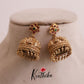 Pretty Antique Kempu Jhumkas E483