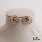 Trendy Peacock Motifs AD Stud Earrings E1101 (Available In 2 Colors)