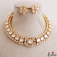 Stunning Geometric Motifs Polki Choker NC3188