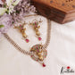 Stunning Deer Motifs CZ Victorian Necklace NC3151 (Available In 4 Colors)