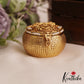 Beautiful Antique Elephant Motifs Kumkum Box K23 (Available In 4 Colors)