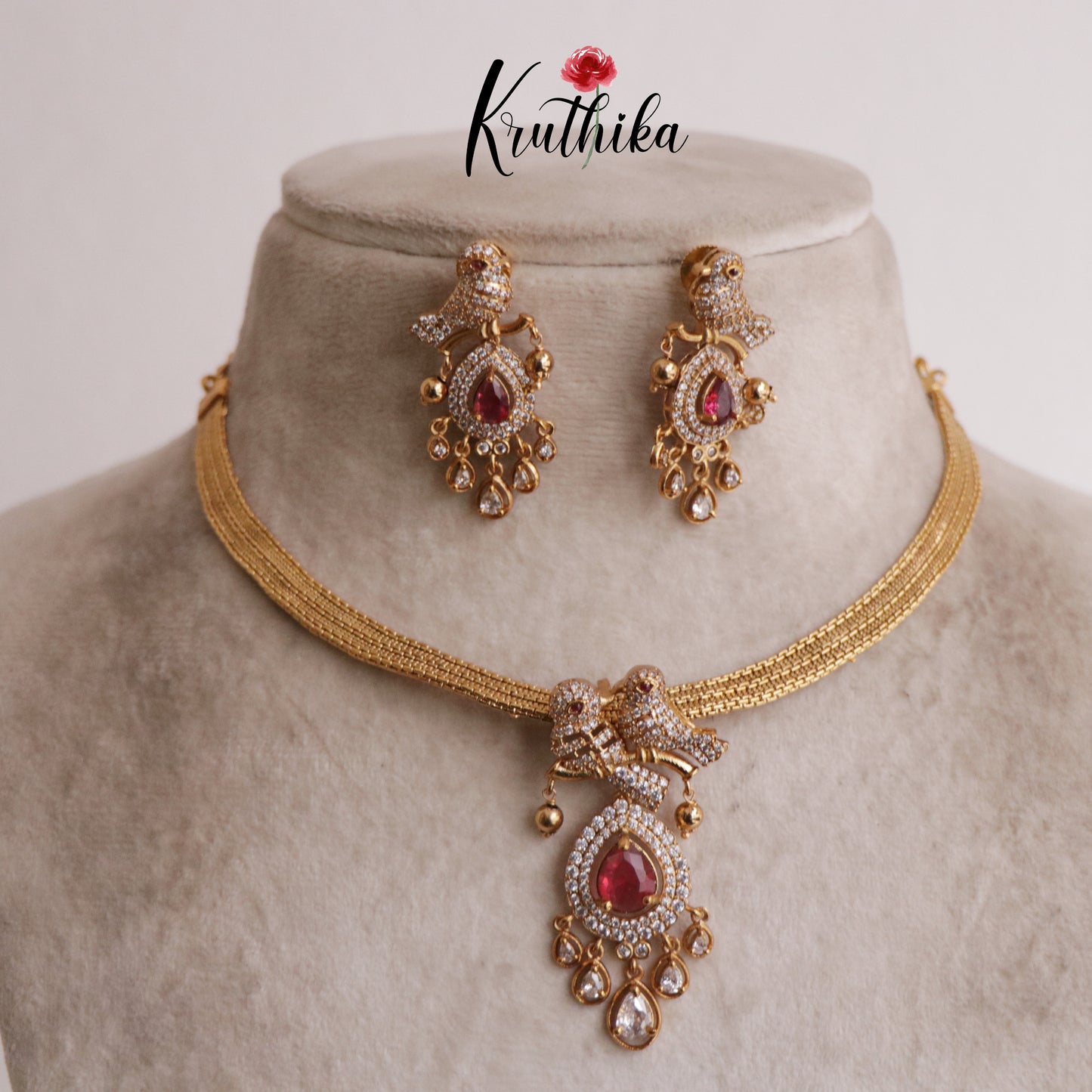 Simple Pretty CZ Stone Necklace NC1950
