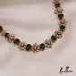 Sparkling AD Floral Motifs Victorian Necklace NC2792 (Available In 4 Colors)