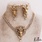 Stunning Deer Motifs CZ Victorian Necklace NC3151 (Available In 4 Colors)